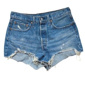 Levis Denim Blue Women Shorts